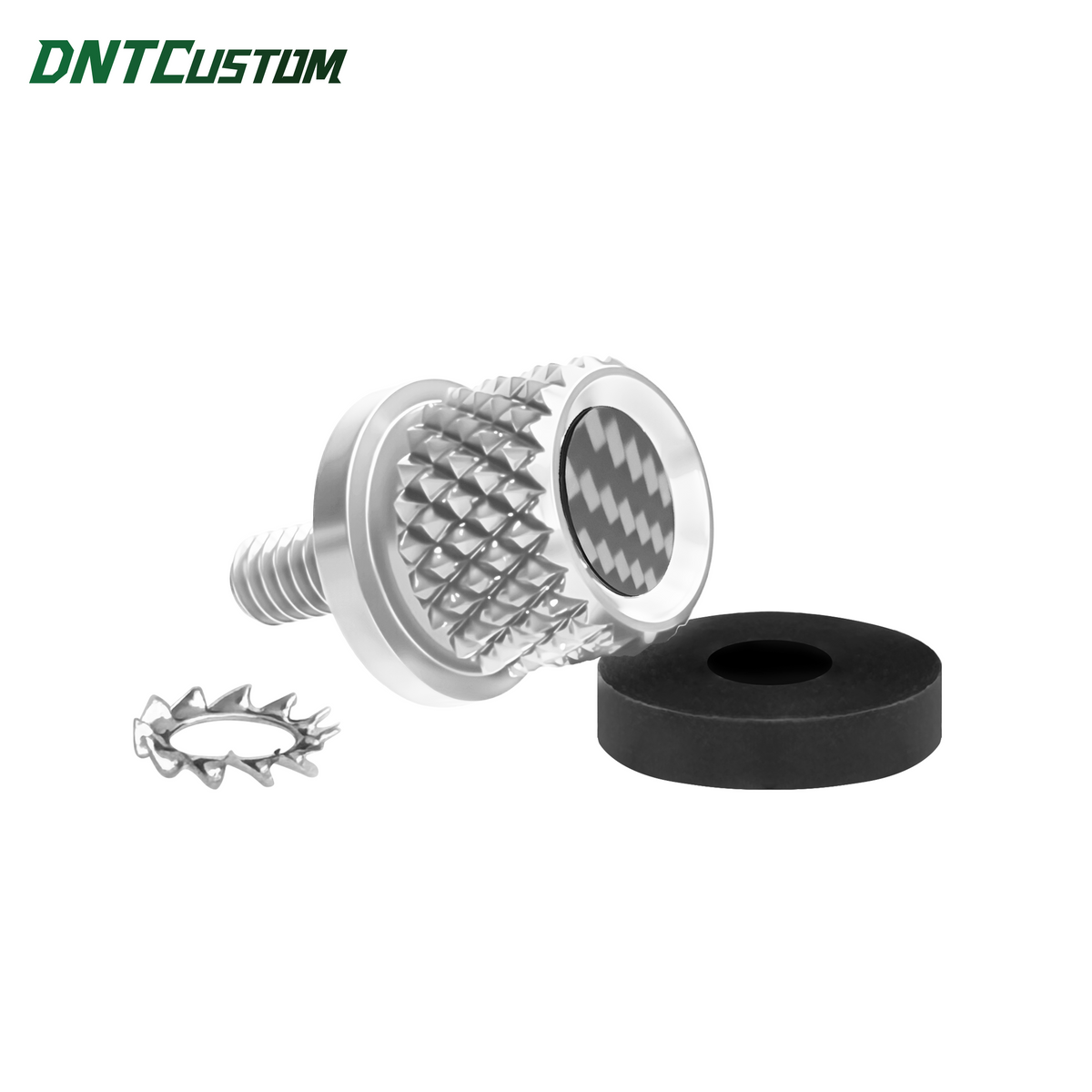 Performance Seat Screws Bolt With Carbn Fiber For Univeral Harley Davidson