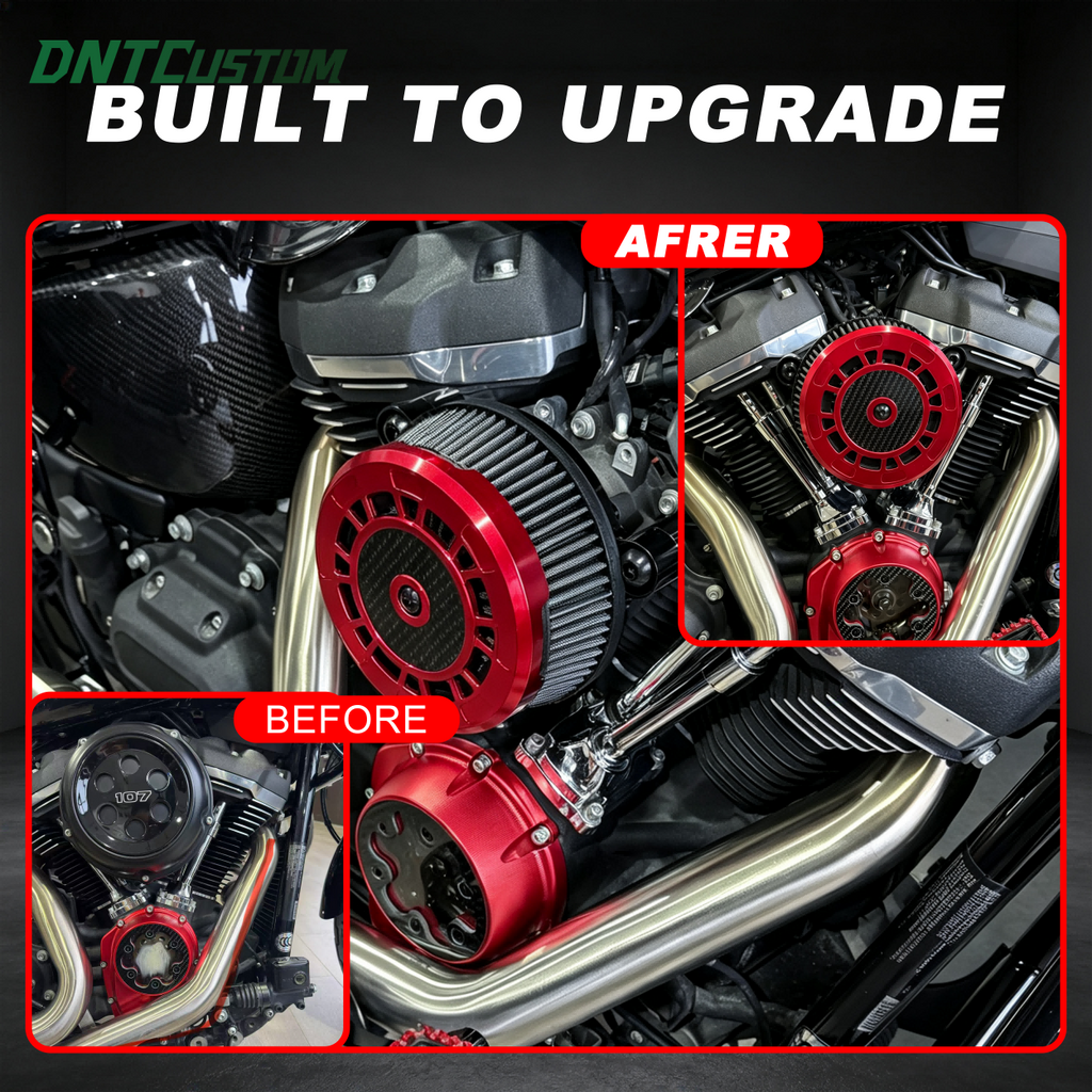 Performance Air Cleaner Filter CNC&Carbon Fiber Series for M8 17-23 Touring and Softail