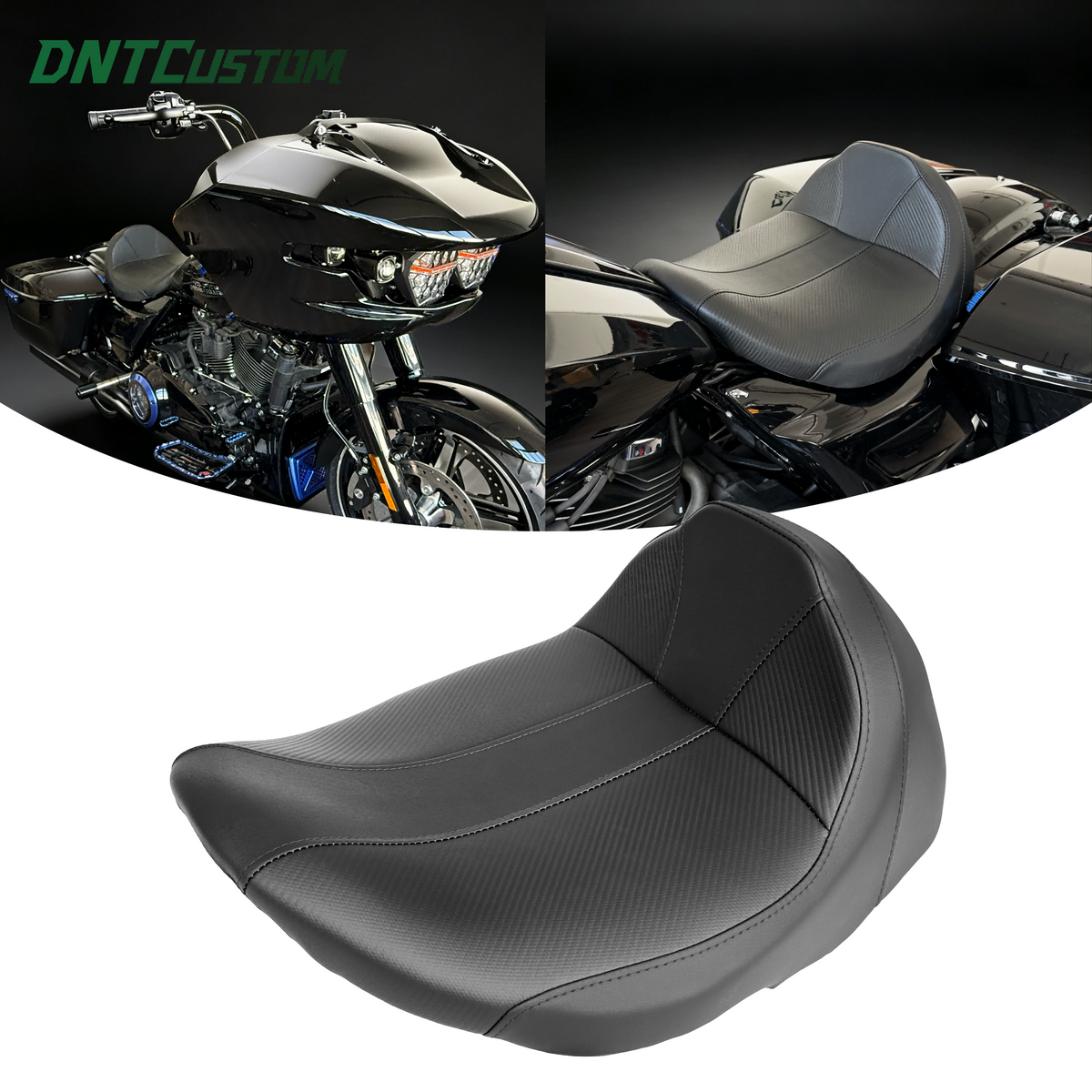 Carbon Fiber Peformance Look Sole Seat For 2024+ Road Glide FLTRX FLTRXSE FLTRXSTSE 2024+ Street Glide FLHX FLHXSE4