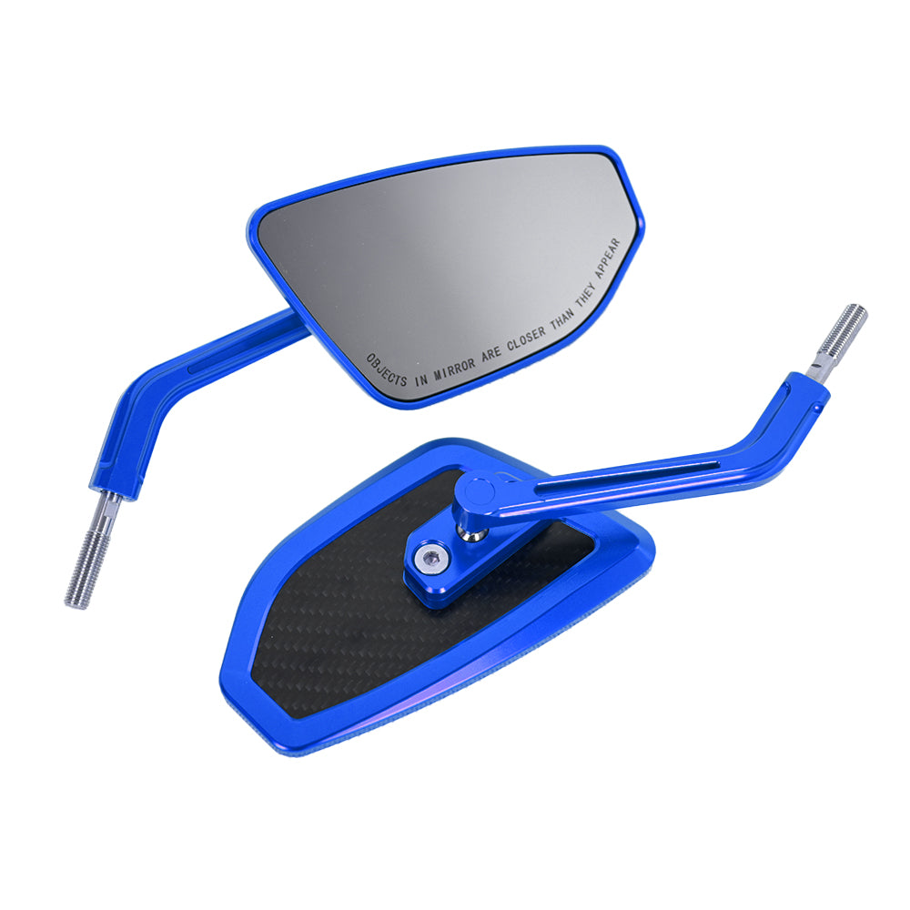 Performance Style Mirrors Rear View Mirrors CNC with Carbon Slim Look Universal forFor Harley Touring Softail Dyna Sportster Street Bob Low Rider S Road King Fatboy XL883