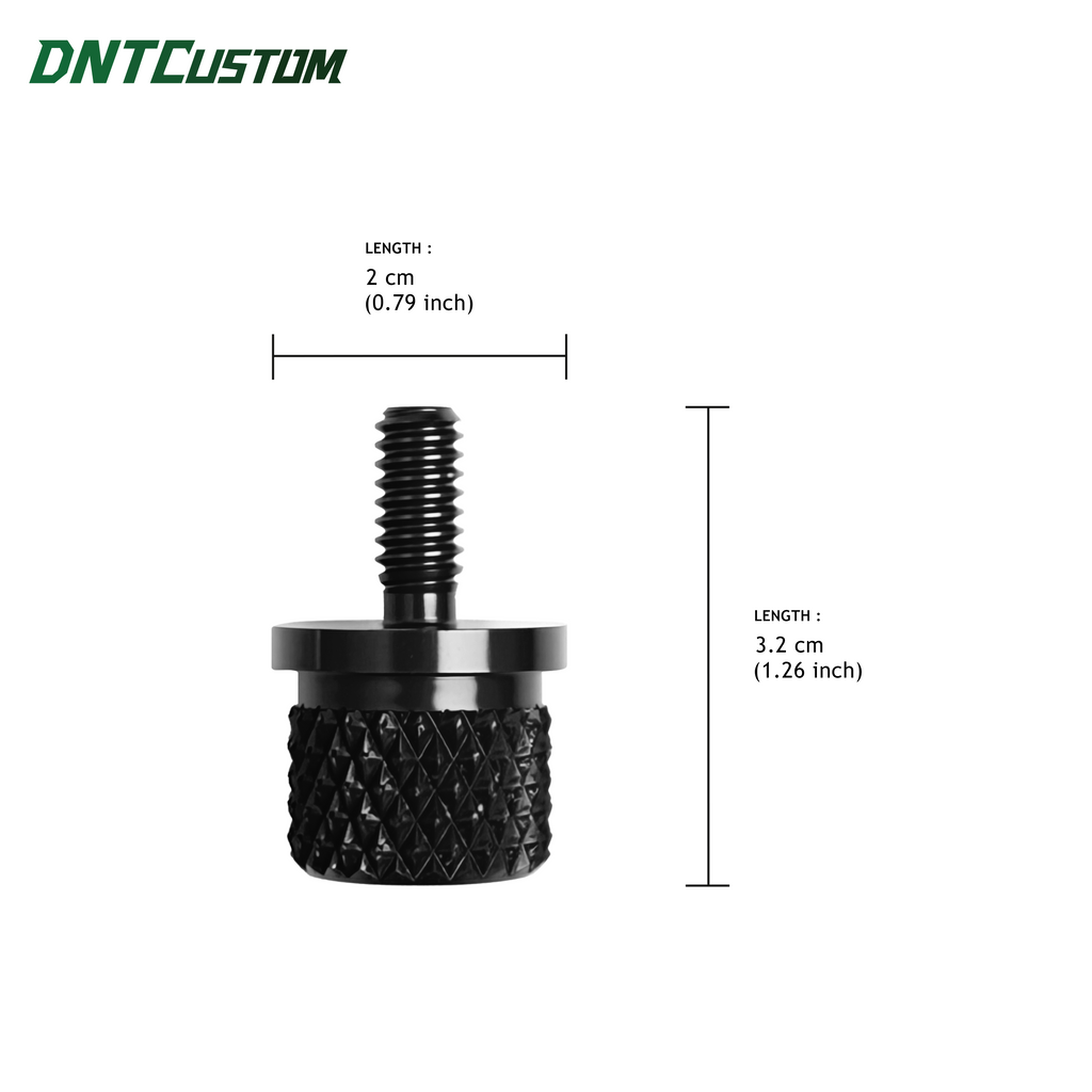 Performance Seat Screws Bolt With Carbn Fiber For Univeral Harley Davidson