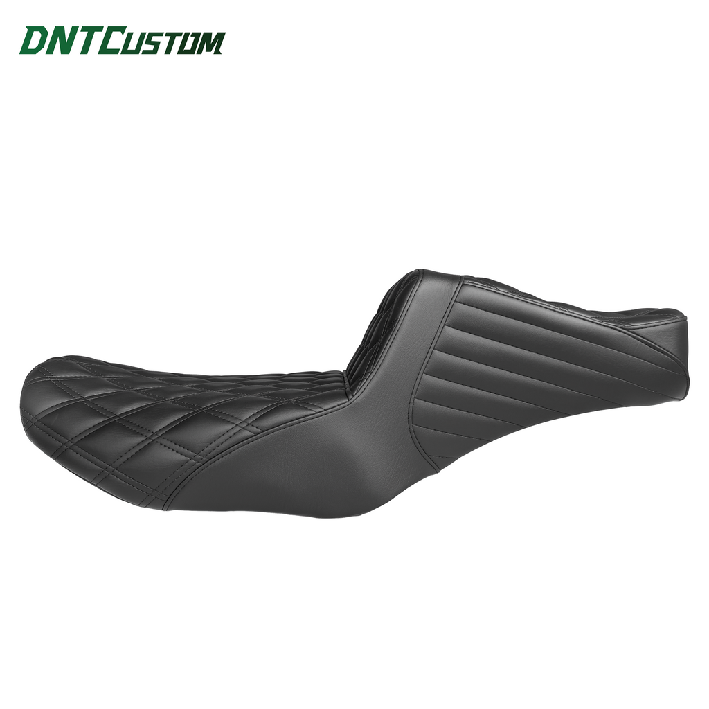Tail Up With Gel Seat Black Double Diamond Stitch Fits CVO Touring 2023up Street Glide & Road Glide 2024up, Touring 2025up