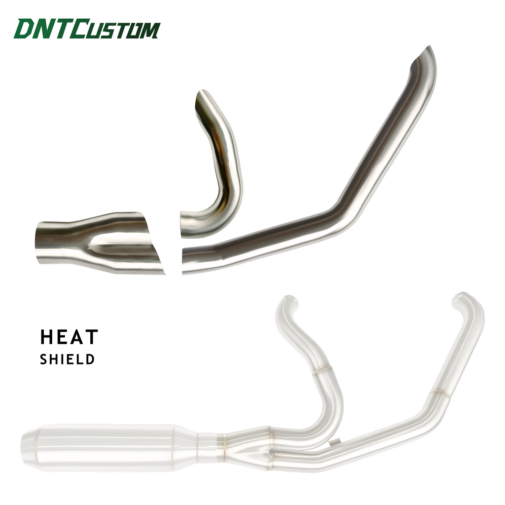 Stainless Steel 2IN1 Exhaust System For 2018-2026 Harley Softail Street Bob Low Rider S/ST Fatboy Breakout Slim