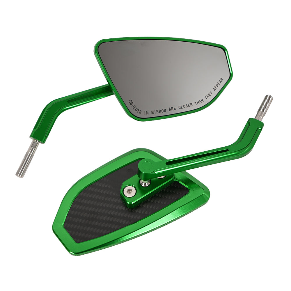 Performance Style Mirrors Rear View Mirrors CNC with Carbon Slim Look Universal forFor Harley Touring Softail Dyna Sportster Street Bob Low Rider S Road King Fatboy XL883