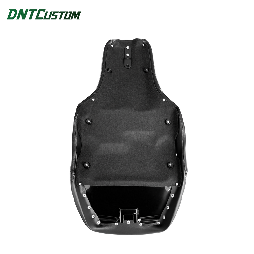 Tail Up With Gel Seat Black Double Diamond Stitch Fits CVO Touring 2023up Street Glide & Road Glide 2024up, Touring 2025up