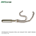 Stainless Steel 2IN1 Exhaust System Short Version For Harley Touring 2017-2026