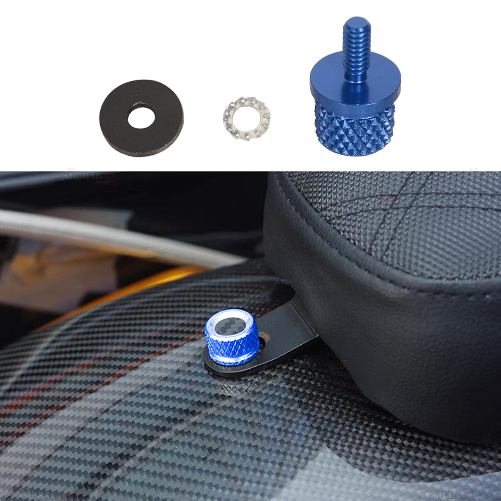 Performance Seat Screws Bolt With Carbn Fiber For Univeral Harley Davidson