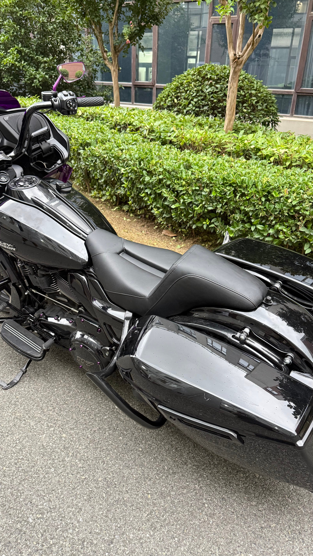 Performance Carbon Fiber Gel inside Step Up Seat  2023 2024-26 CVO Road Glide Street Glide